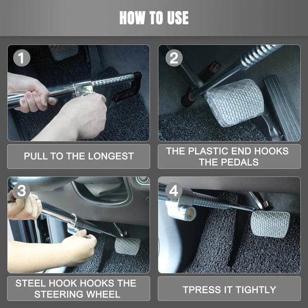 Auto Double Hook Steering &amp; Brake Lock