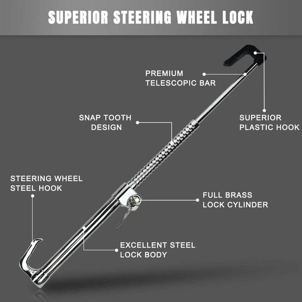 Auto Double Hook Steering &amp; Brake Lock