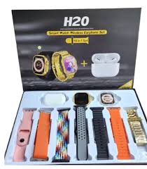 H12 Ultra Smart Watch With 7 Straps