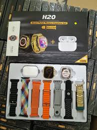 H12 Ultra Smart Watch With 7 Straps